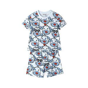 Original Marines, Italy - DOG LOVER FUNNY SHORT COTTON TODDLER PAJAMAS BOY